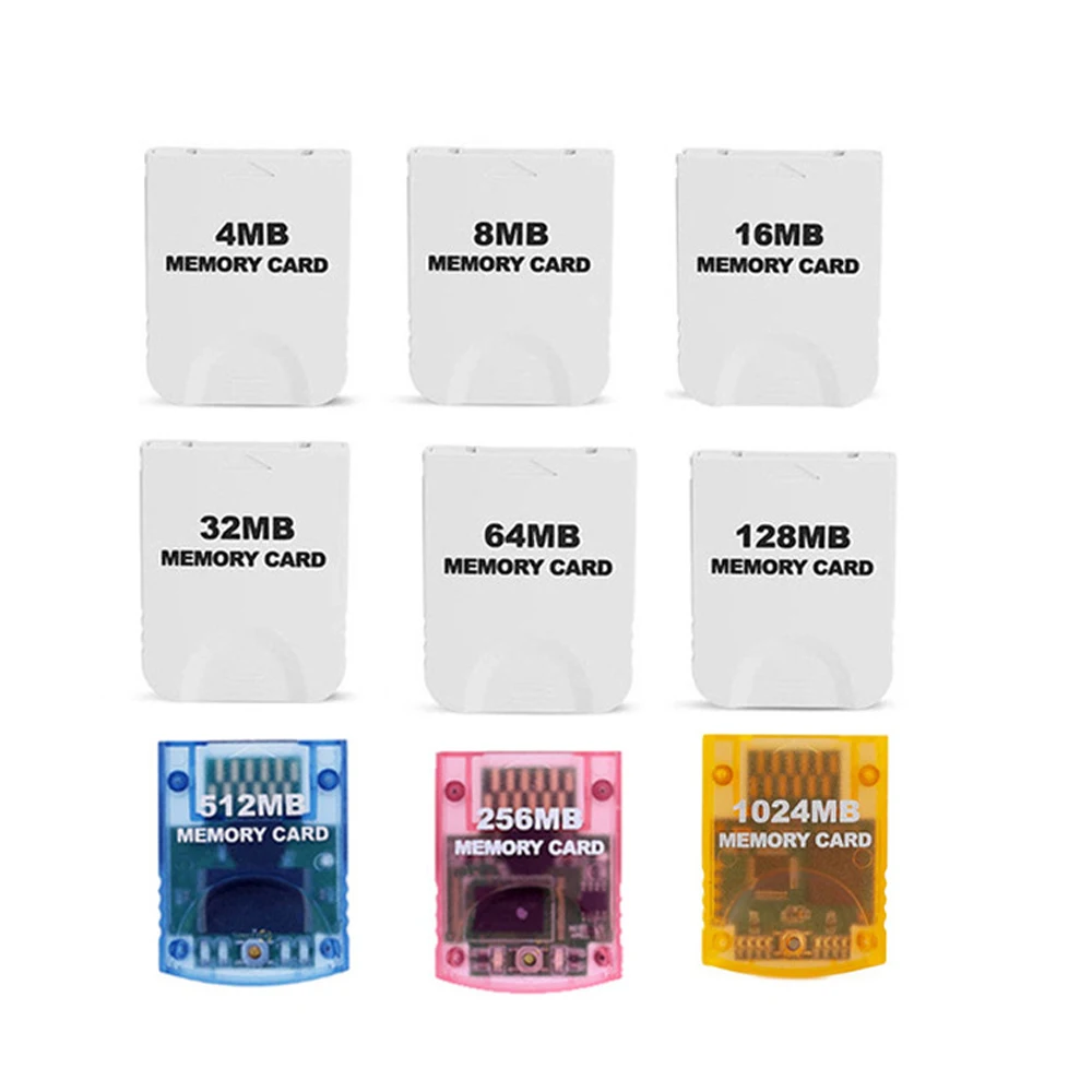 High Quality 1GB 4 8 16 32 64 128 256 512MB for Wii Memory Storage Card  Saver For Wii For GameCube For N-GC