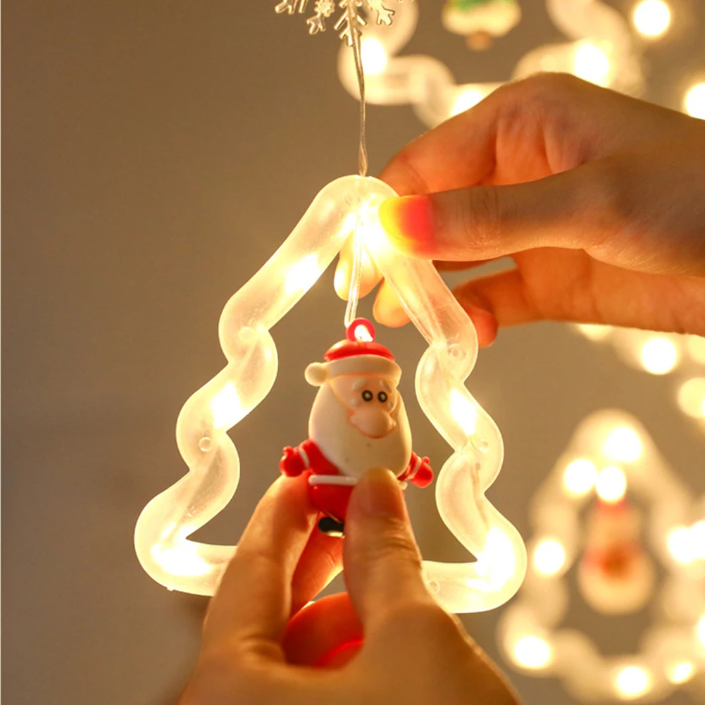 

1 SET LED Holiday Light 8 Modes Waterproof Christmas Decoration Lamp Christmas Gift Indoor Outdoor Decoration For New Year Decor