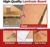 5-layer heavy-duty metal shelf, adjustable width size, suitable for warehouse, garage, 47.7 "wide x 18.2" deep x 71.3 "high 5