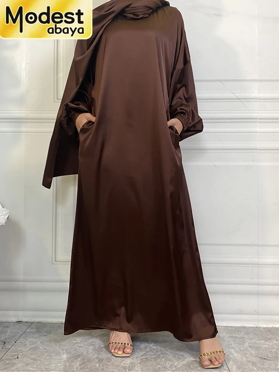 Modest Abaya Ramadan Musulman De Mode Maxi Robe Turkey Kaftan
