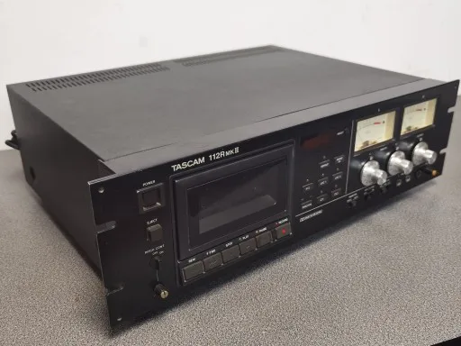 TASCAM-112R mkiiプロフェッショナルカセットプレーヤー、ダブル
