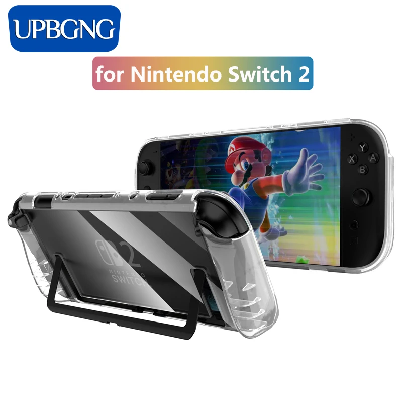 Transparent TPU Silicone Case for Nintendo Switch 2 Handheld Game Protection Cover for Switch 2 Soft Shell Accessories