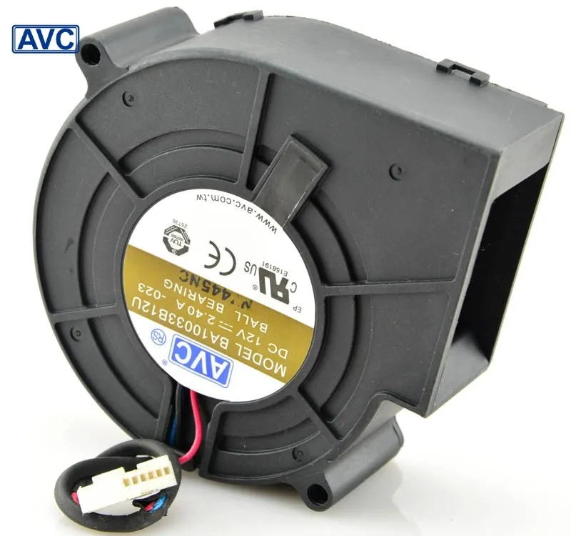 Centrífugos Computador Cpu Ventiladores de Refrigeração Ventiladores de ar para Avc 9cm 9733 97*94*33 dc 12v 2.4a Ba10033b12u 9cm - Imagem 3
