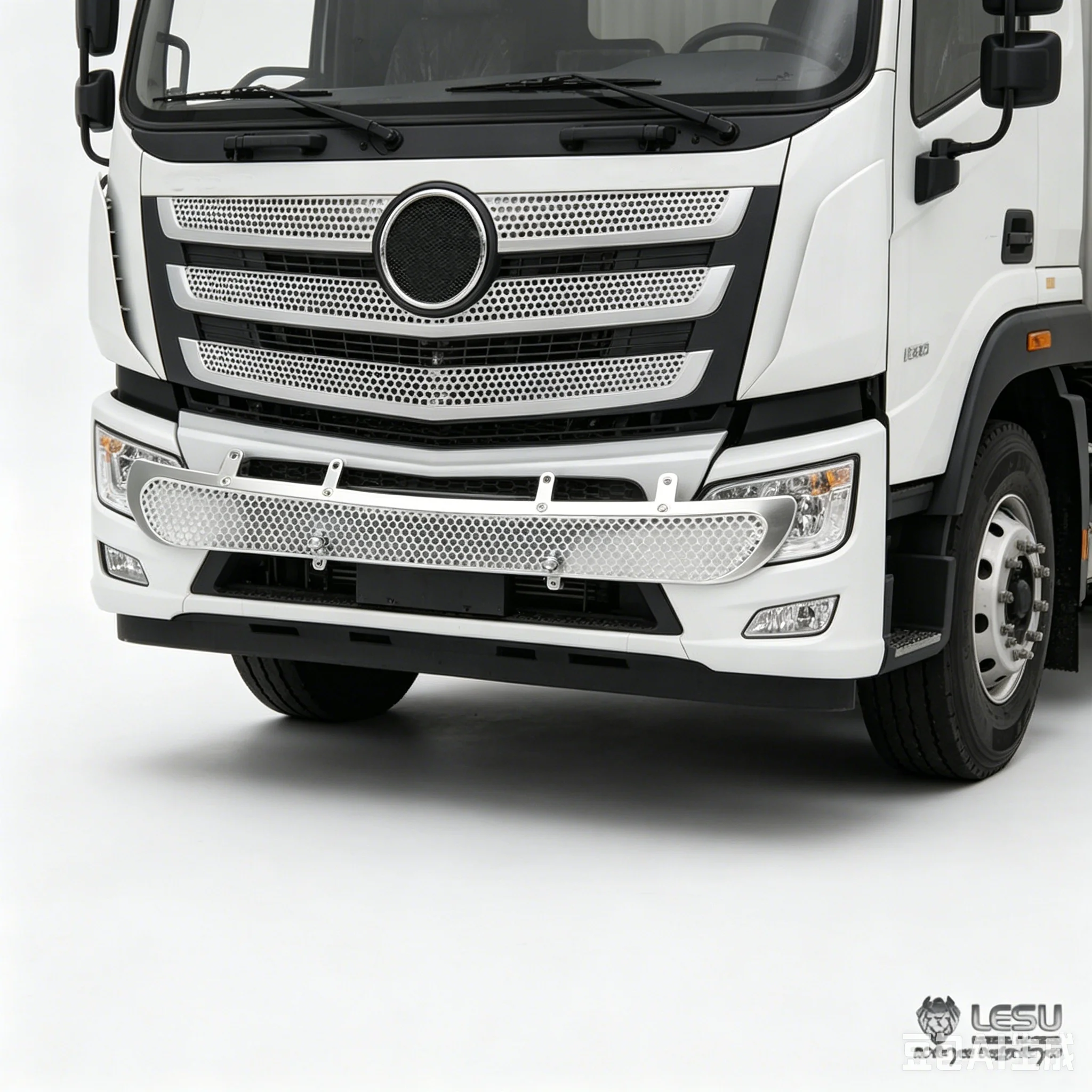 RC 1/14 Muldenkipper Sandstein-Blockiergitter Metall-Upgrades für Tamiya Muldenkipper für SCANIA MAN VOLVO Tripper Traktor DIY-Teile