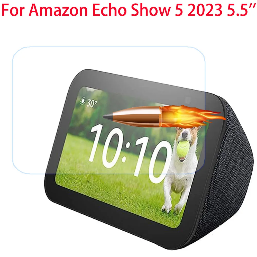 Pellicola Salvaschermo In Vetro Temperato Hd Per Amazon Echo Show 5 2023 Pellicola Protettiva Per Tablet 3A Da 5.5 Pollici Per Echo Show 5 2023 3Rd