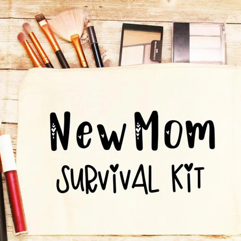 New Mom Survival Kit Bag Baby Shower genere rivela la mamma come regalo di annuncio di gravidanza festa della mamma regalo di compleanno presente - immagine 2
