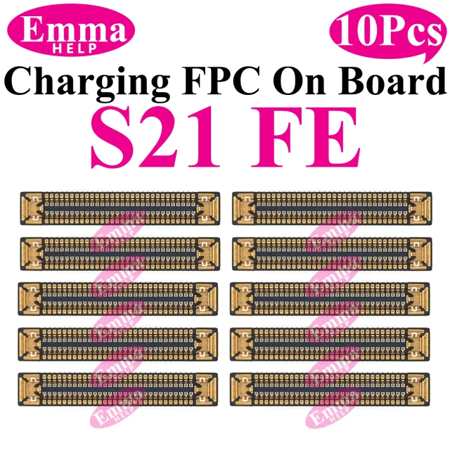شحن USB موصل FPC على متنها ، ميناء قفص الاتهام ، S23 ، S24 ، S22 الترا ، S21 Plus ، Note 20 FE ، S21FE ، S10 ، S10