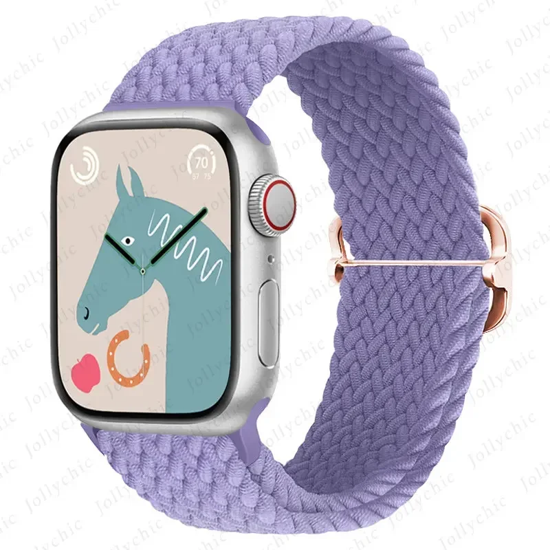 Braided Solo Loop Elastic Nylon Bracelet
