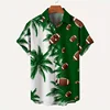 Colorful Abstract Graphic Aloha Shirt For Men Coconut Tree Ball Game 3D Printed Blouse Women Kids Short Sleeve Hawaiian Shirts 5