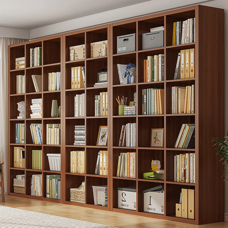 

Library Tall Storage Bookcases Book Shelf Wood Modern Living Room Side Bookcases Cabinet Modern Libreria Home Furniture MR50BC