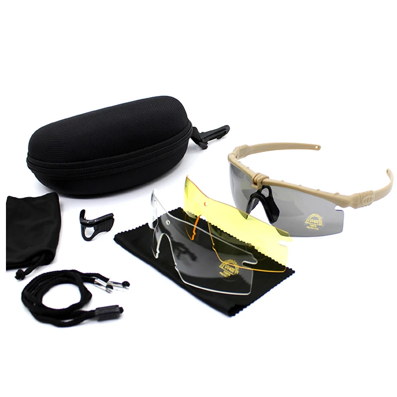 Airsoft Tactical Army Shooting Goggles, Military, Hunting, Camping Eyewear, Hiking, Fishing, Sunglasses, Eye Protective Glasses