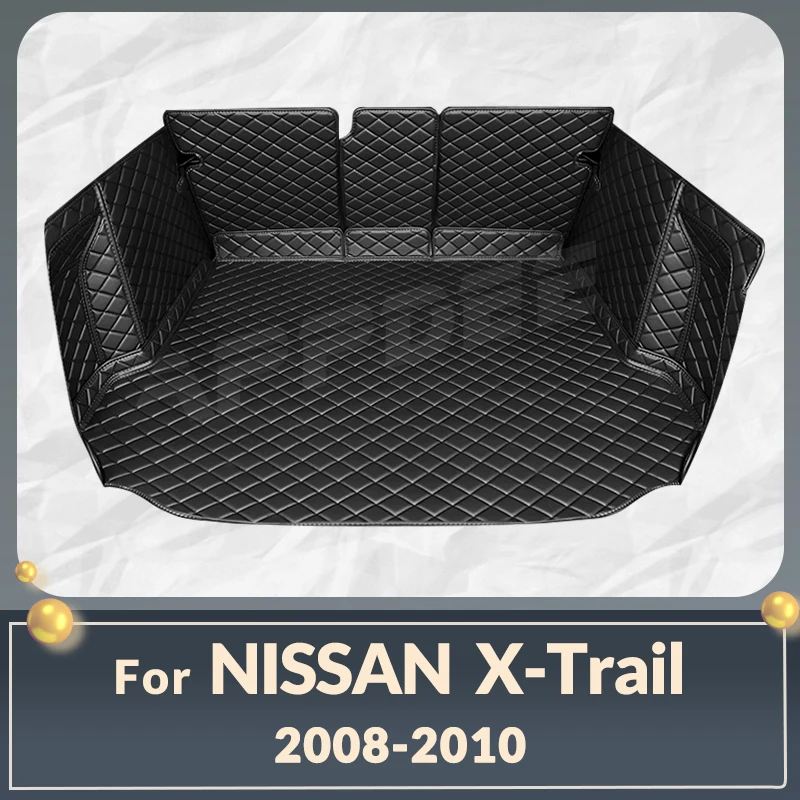

Auto Full Coverage Trunk Mat For Nissan X-Trail 2008-2010 09 Car Boot Cover Pad Cargo Liner Interior Protector Accessories
