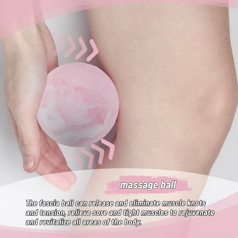 KSONE Lacrosse Massage Ball-Portable Fitness Massage Ball -Muscle Roller-Relaxation Soft Ball