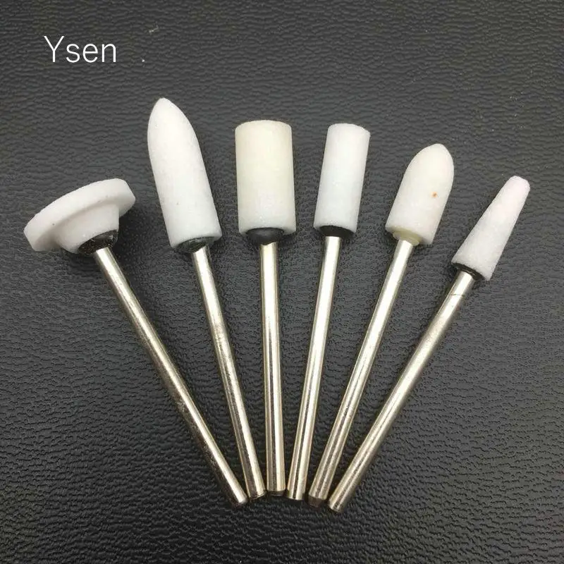 100Pcs/set Ceramic Stone Nail Drill Bits Electric Mills Cutter For Manicure Machine Nail Drill Accessories Pedicure Nail Tools 4