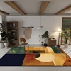 Modern Abstract Carpet for Living Room Decorative Home Sofa Table Area Large Rugs Bedroom Lounge Non-slip Floor Mat Customizable 3