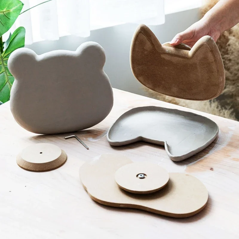 Pottery Tools for Ceramic Plate Forming Density Board Blank Release Mud Board Hanging Clay
