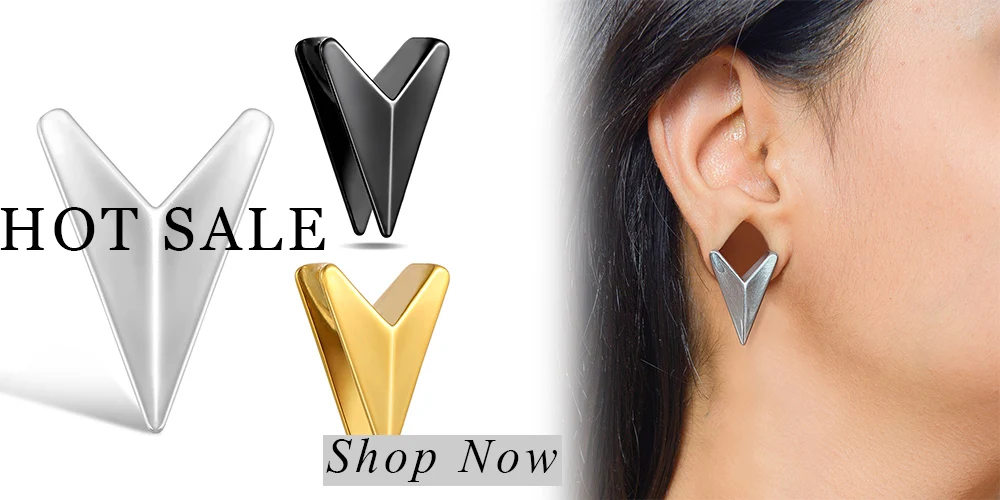 Casvort 2pcs täglich lässig Ohr gewichte Kleiderbügel Lappen Manschette Ohr messer Plug Expander Edelstahl Piercing Frauen Männer Körpers chmuck – Detail 2