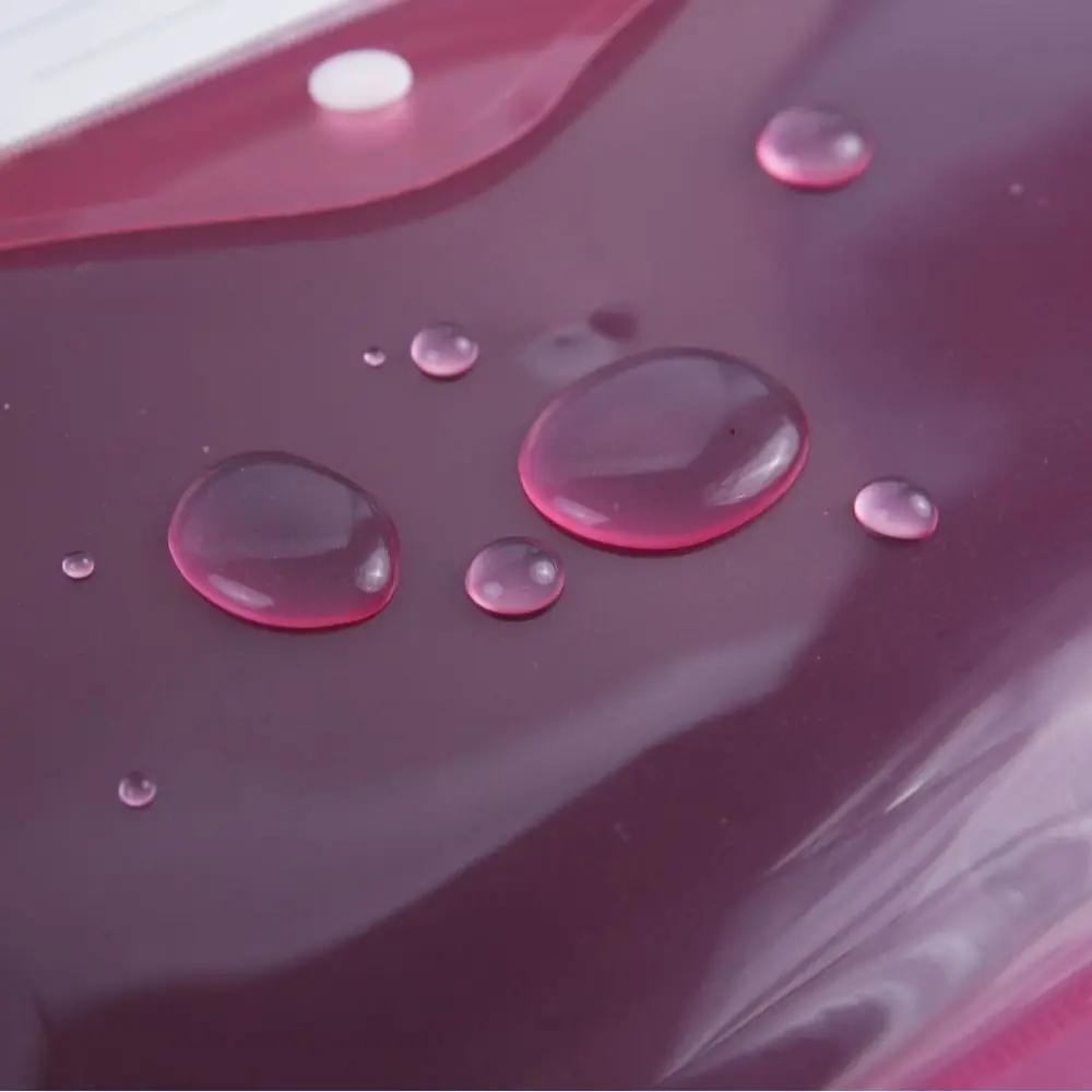 A4 다채로운 투명 파일 폴더 지갑 학교 사무실을위한 링 바인더 폴더 봉투 가방에 대한 구멍이있는 문서 파일