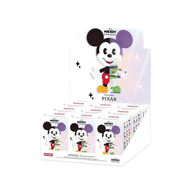 POP MART Disney Mickey REMIXED Mickey Meets PIXAR Series Blind Box