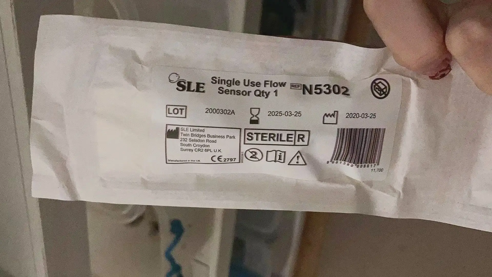 PN N5302 Single Use Flow Sensor for SLE 5000 4000 Ventilator N5402 for