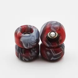 Swirl Color CNC Precision Fingerboard Wheels (Red)