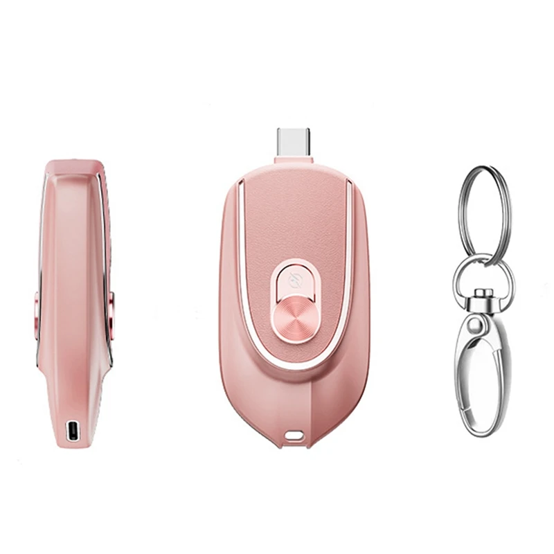 Portachiavi Portatile Mini Power Bank Da 1200Mah Che Carica Batteria Esterna Di Ricambio Per Telefono Cellulare Powerbank Per Smartphone