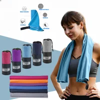Quick Drying Microfiber Towel for Sport Super Absorbent Bath Beach Towel Portable Gym Towel for Swimming Running Yoga Golf Towel 1
