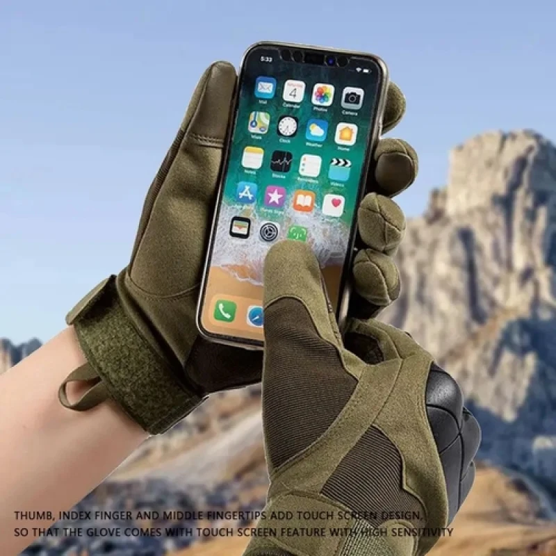 Tactical Full Finger Hunting Gloves Touch Dcreen Design Protection Sports Motorcycle Hunting Full Finger Walking Gloves sports gloves finger gloves tactical gloves