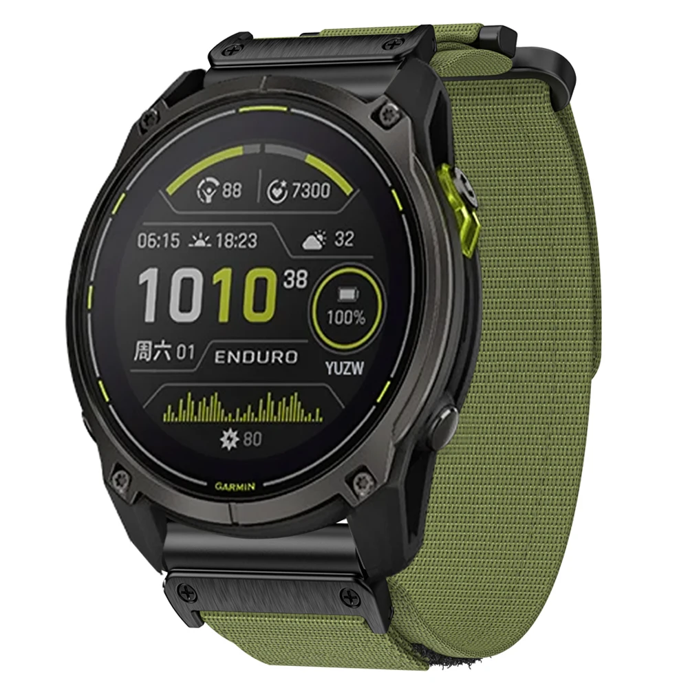 Premium Durable Nylon Strap for Smartwatch - Adjustable 22mm/26mm Wristband