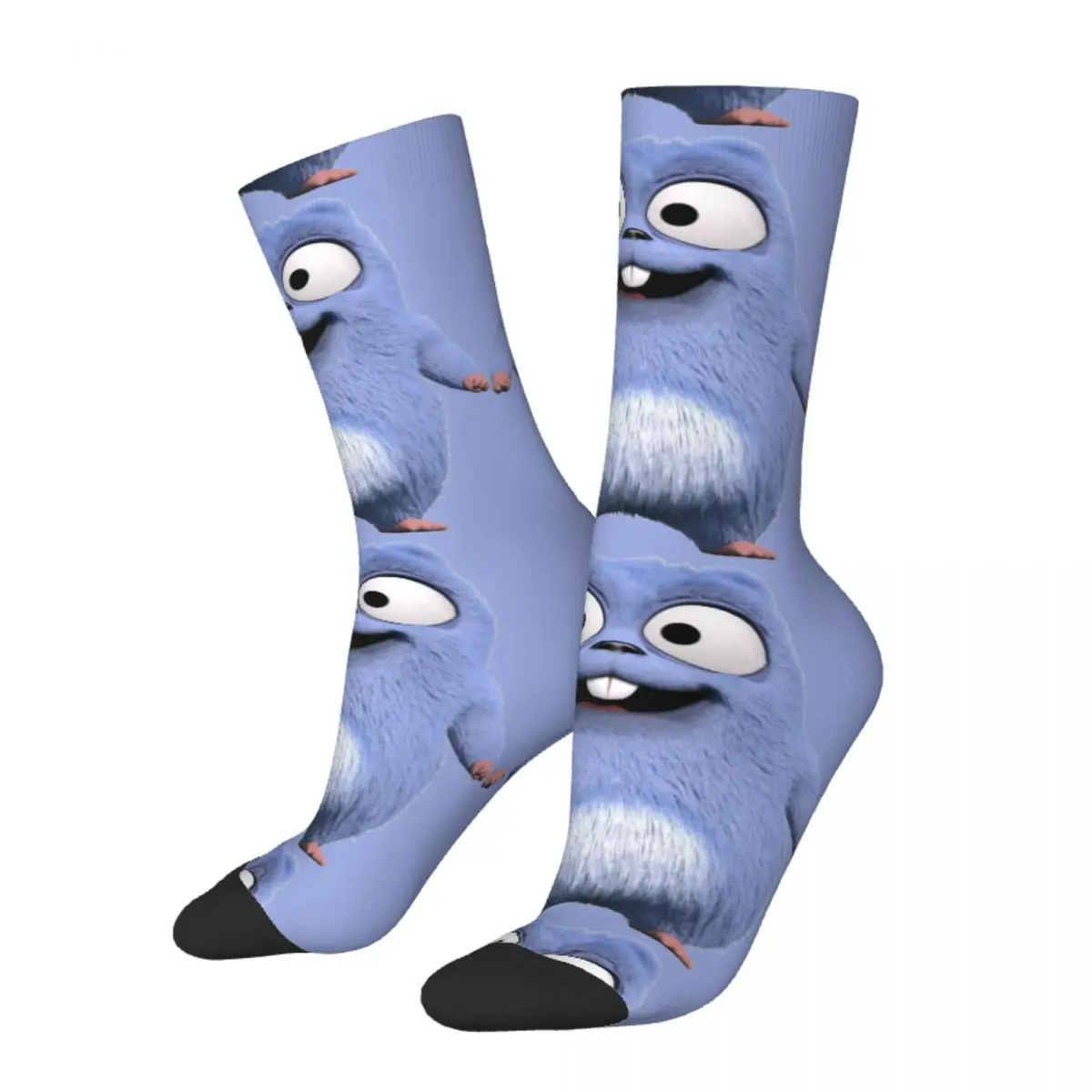 Hip Hop Retro Happy Crazy Calzini Da Uomo Unisex Grizzly E The Lemmings Harajuku Pattern Stampato Divertente Novità Happy Crew Sock