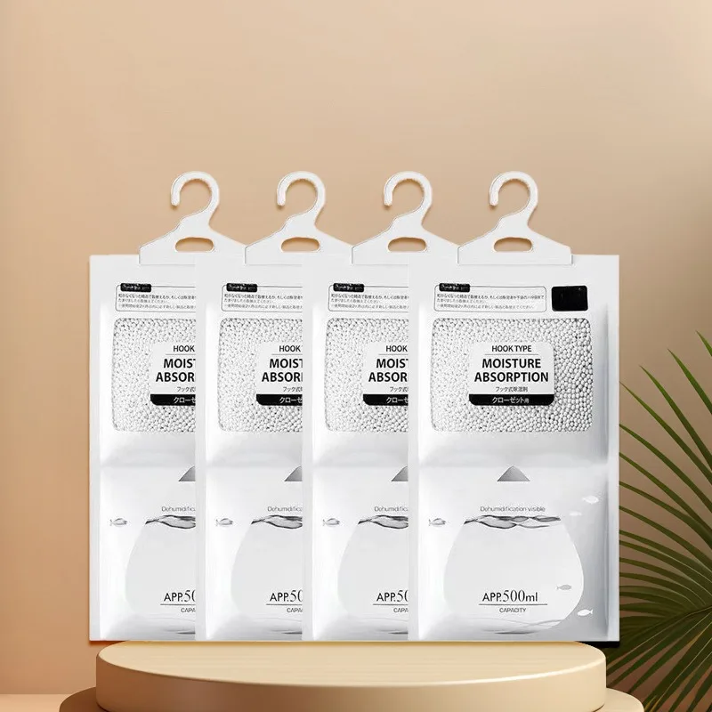 Dehumidification Bag Set Breathable & Mold Resistant Ideal for Wardrobes Home Use Doubles As Air Purifier Accessory 4pcs moisture absorber bag moisture absorber moisture absorbing bag