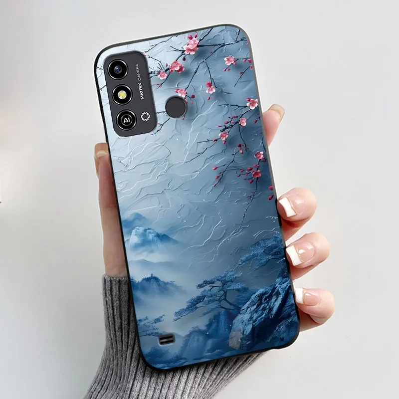 Aesthetic Cute Cat Astronaut Black Soft Silicone Phone Case & Bumper Cover