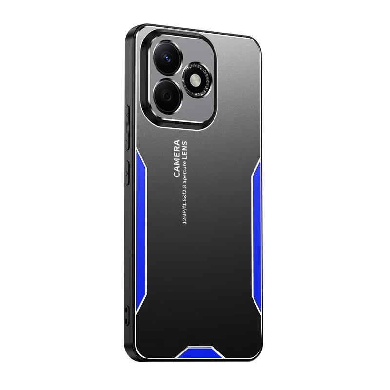 Enhanced Aluminum Alloy Shockproof Matte Silicone Phone Case, Lightweight and Durable