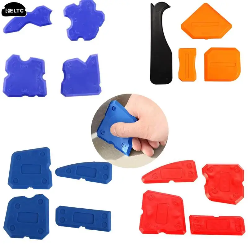 24PcslotCaulkingToolKitSiliconeJointSealantSpreaderSpatula