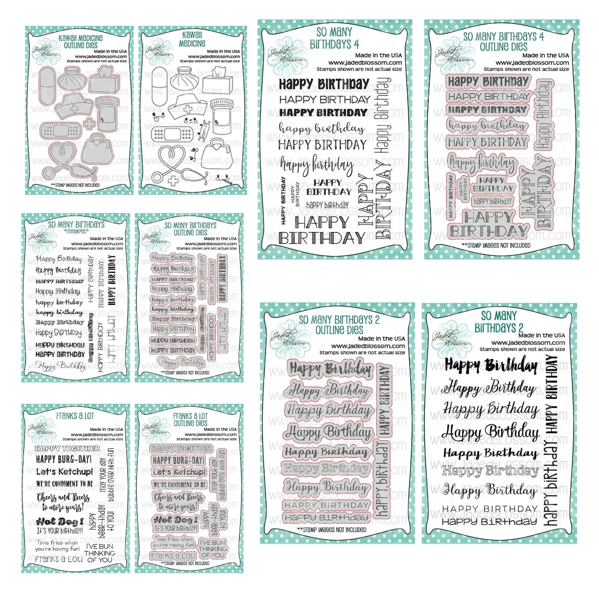 Stickers Scrapbooking Supplies Embossing Stamps Birthday Words Outline Die Cutting Dies and Clear Stamps Medicine Molds Scrapbooking Supplies Embossing Paper Cards Template