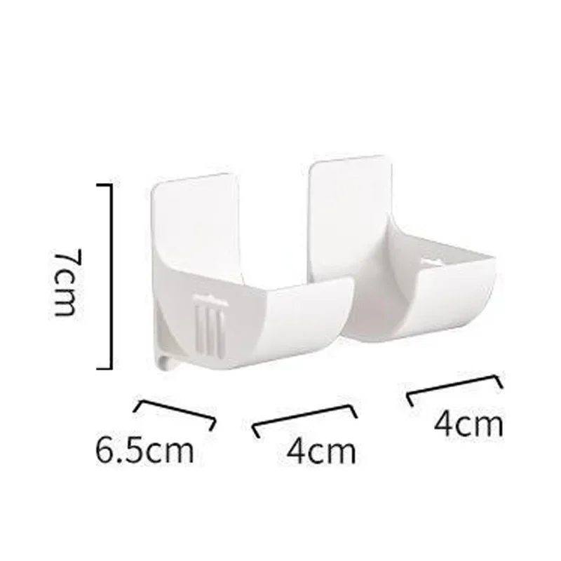 Kitchen Bath Wall Mount Plastic Trash Waste Bag Roll Holder Dispenser Freshness Film Roll Storage Rack 4/2pcs