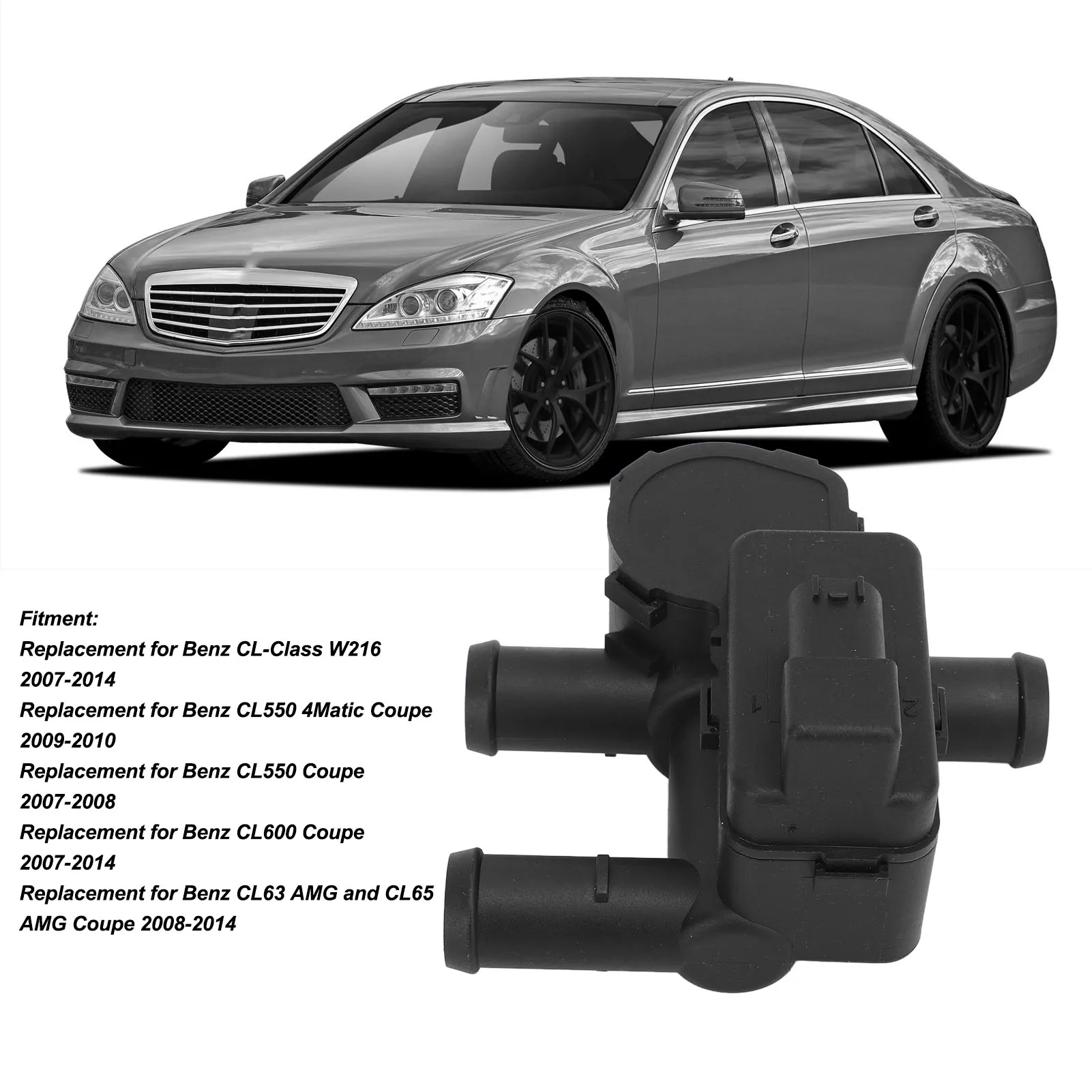 308300084 Heater Control Solenoid Valve Sensitive Accurate Control Long Lasting Professional for S-Class W221