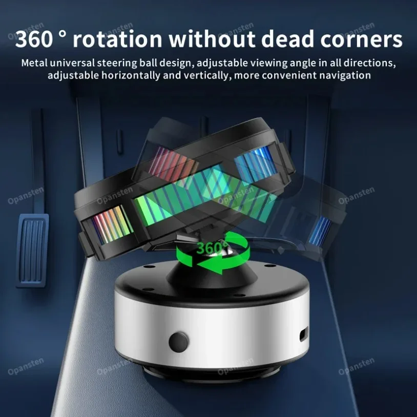 iCE Cooling Car Magnetic Wireless Charger Vacuum Adsorption Dashboard Mount Phone Holder For Tesla Magsafe iPhone 16-12 Samsung