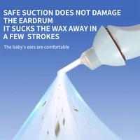 Luminous Electric Suction Ear Spoon Rechargeable Ear Pick LED Light Visual Ear Cleaner Wax Removal Tool for Children Adults 2