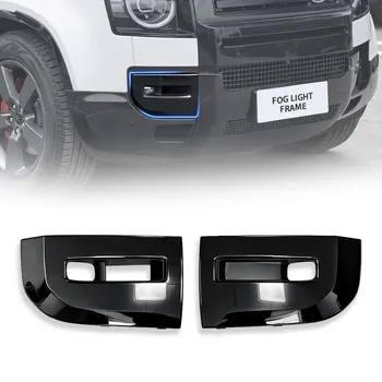 2026 Style Fog Light Grille Cover Replacement For Land Rover Defender L663 90 110 130 2020-2025 Car LR129432/LR129431 1