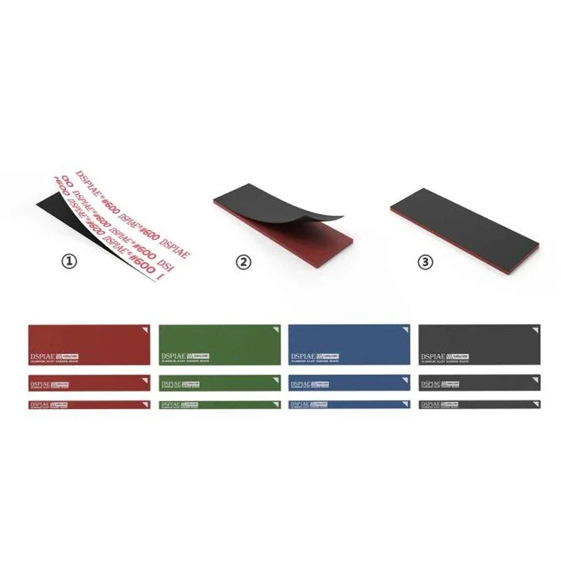 10Pcs DSPIAE Wsp Element Tools Die-Cutting Adhesive Sandpaper 75*25mm Adhesives Sealers Sandpaper For model hobby tool 6