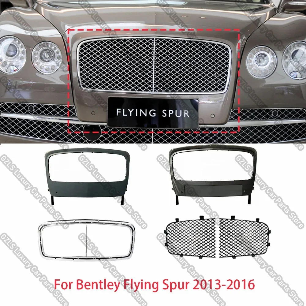 

Передний бампер, решетка рамы, крышка без/с номерным знаком для Bentley Flying прямой 2013-2016 4W0853651B 4W0853651C 4W0853667