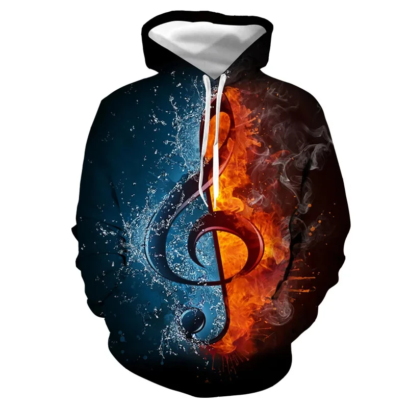 2024 Hot Selling New Colorful Flame Hoodie 3D Sweatshirt Men's and Women's Hooded Loose Spring and Autumn Street Clothing Hoodie