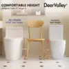 Elongated One-Piece Toilet Dual Flushing Toilet with 17" ADA Comfortable Chair Seat 0.8/1.28 GPF High-Efficiency Modern Toilet 6