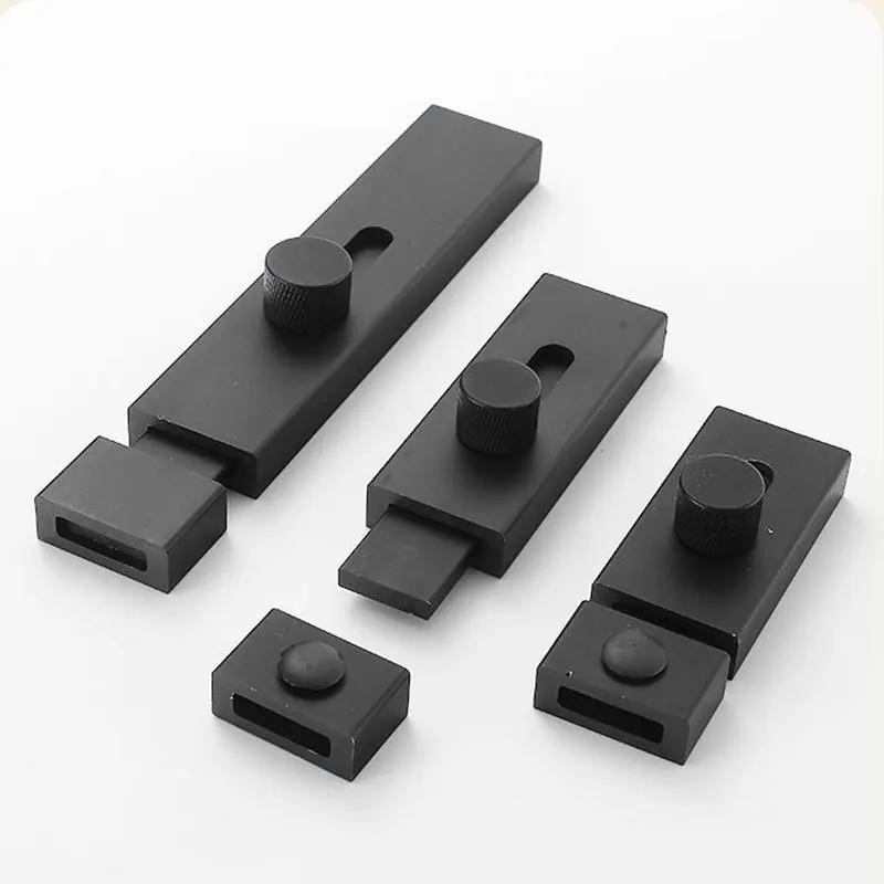 Universal pin stainless steel aluminum alloy door latch wood bedroom door buckle bolt toilet anti-theft locks door latch