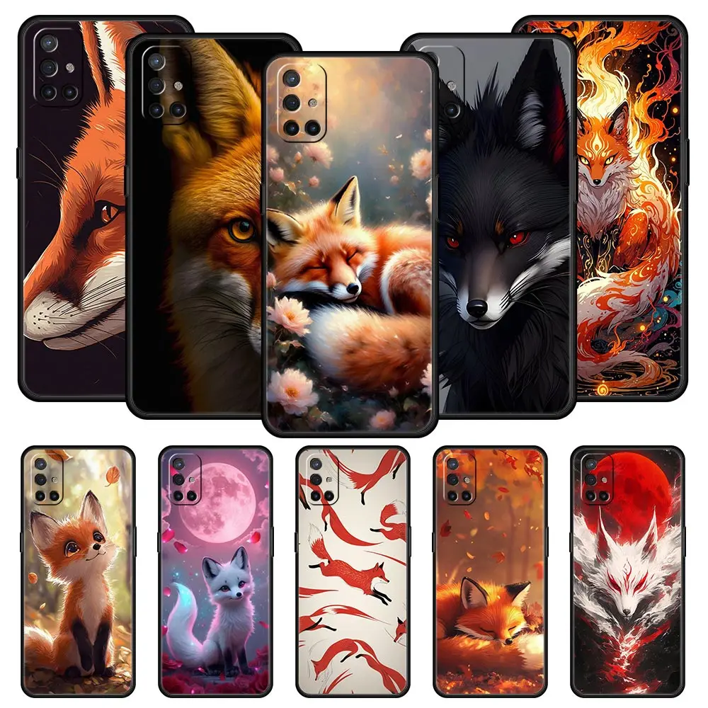 Red Fox Soft TPU Phone Case Cover | Vibrant Protective Design