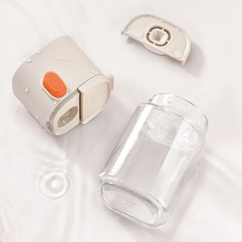 180ml Glass Spice Bottle Dual Purpose Quantitative Seasoning Jar Push Type Kitchen Salt Shaker Sealed and Moisture-proof Jars 6