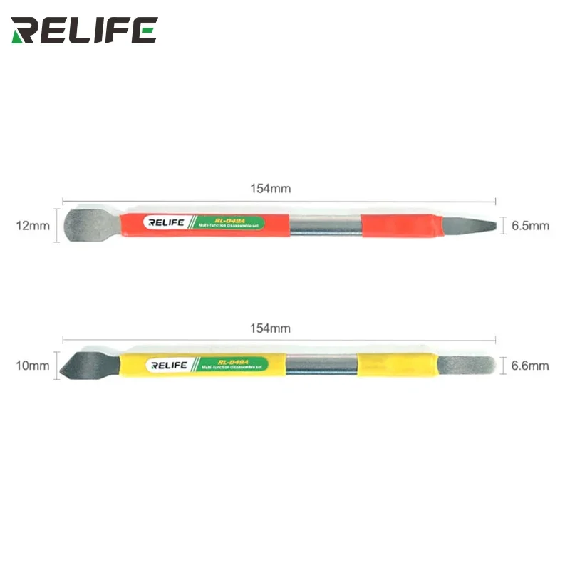 RELIFE RL-049A 다기능 프라이 나이프 아이폰 안드로이드에 대한 유리 후면 커버 주석 긁기 칼 도구를 제거