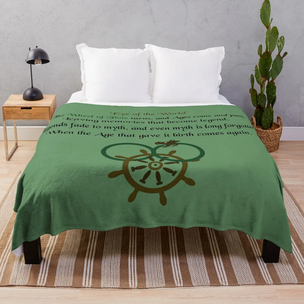 

Thus Spins the Wheel of Time Throw Blanket Vintage Fluffy Shaggy decorative Blankets