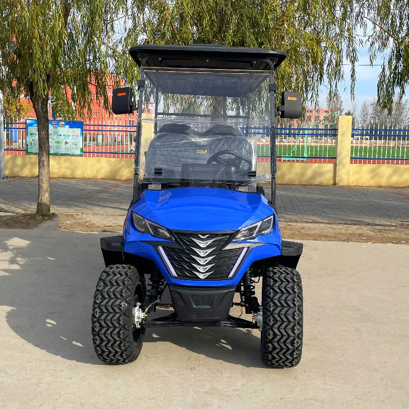 

China supplier high quality electric golf cart 72V lithium battery solar powered 4 6 seater off-road vehicle hot selling in Sout